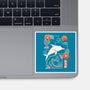 Origami Dolphin-None-Glossy-Sticker-NemiMakeit