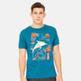 Origami Dolphin-Mens-Heavyweight-Tee-NemiMakeit