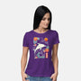 Origami Dolphin-Womens-Basic-Tee-NemiMakeit