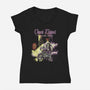 Chaos Reigns-Womens-V-Neck-Tee-Betmac