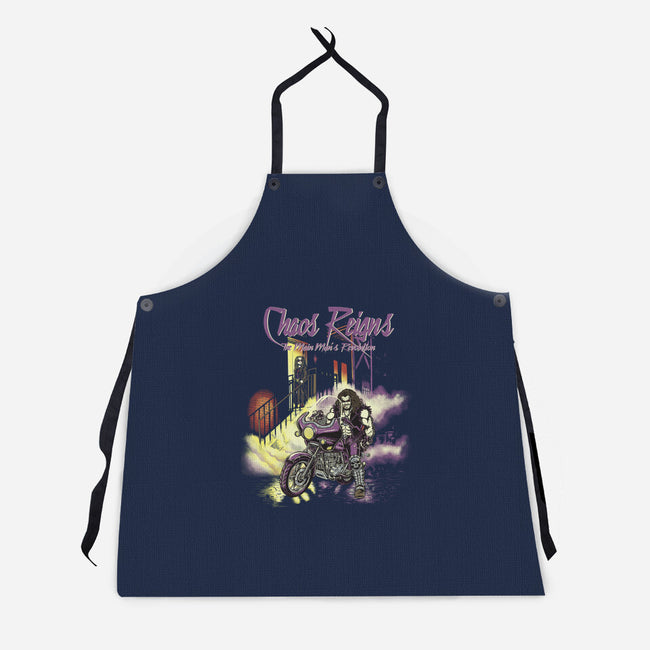 Chaos Reigns-Unisex-Kitchen-Apron-Betmac