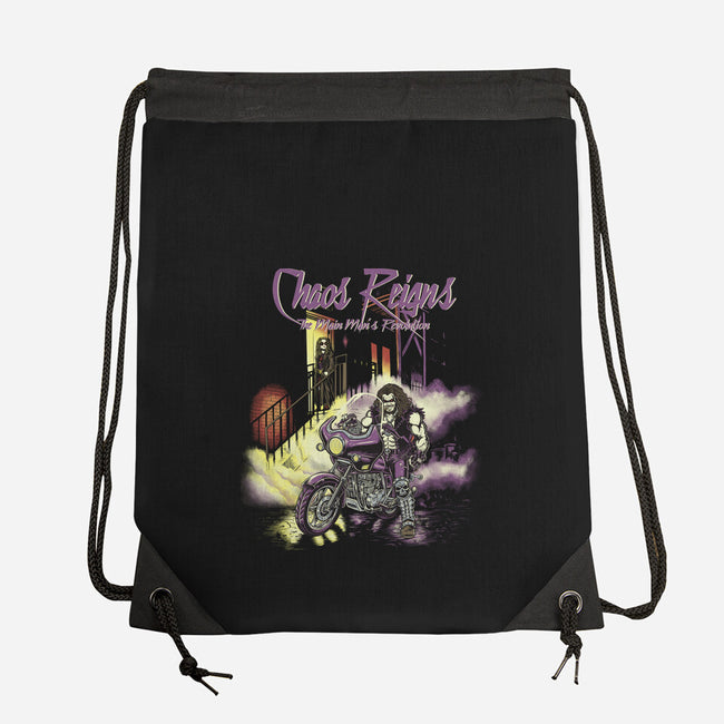 Chaos Reigns-None-Drawstring-Bag-Betmac