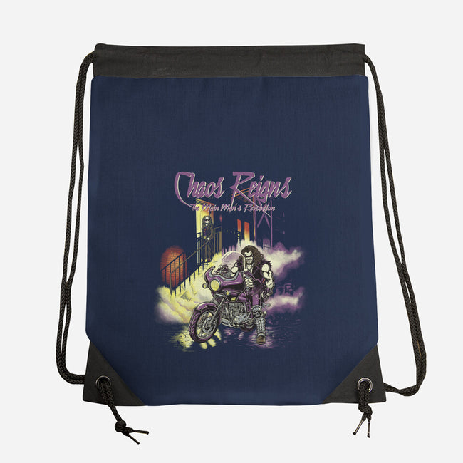 Chaos Reigns-None-Drawstring-Bag-Betmac