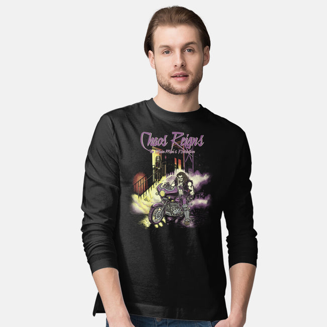Chaos Reigns-Mens-Long Sleeved-Tee-Betmac