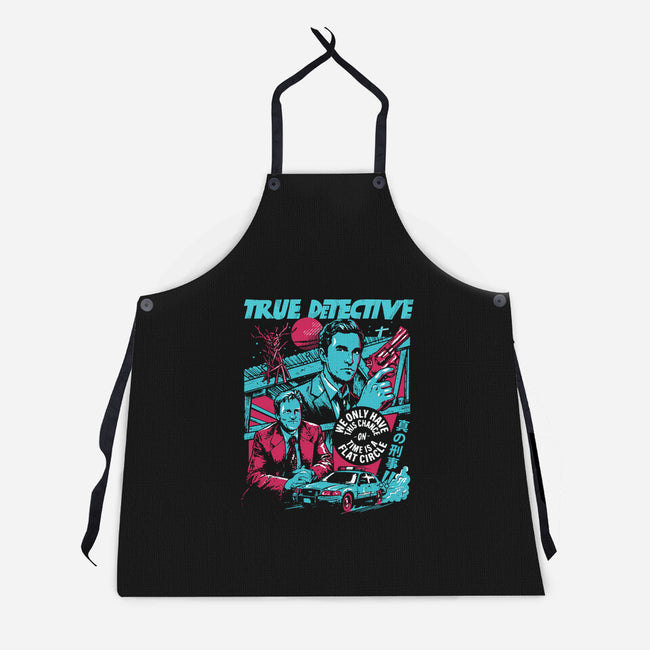 Two Police Officers-Unisex-Kitchen-Apron-Diego Gurgell