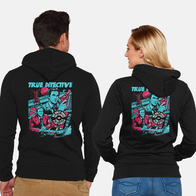 Two Police Officers-Unisex-Zip-Up-Sweatshirt-Diego Gurgell