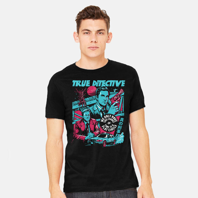 Two Police Officers-Mens-Heavyweight-Tee-Diego Gurgell
