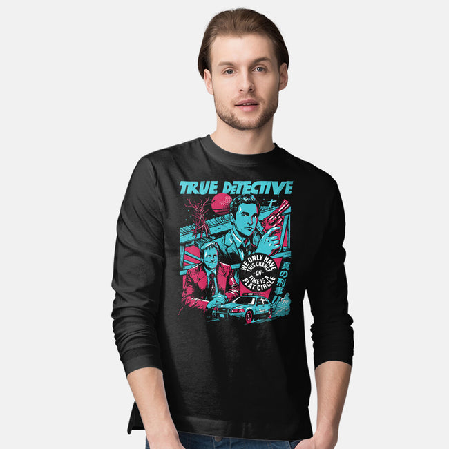 Two Police Officers-Mens-Long Sleeved-Tee-Diego Gurgell