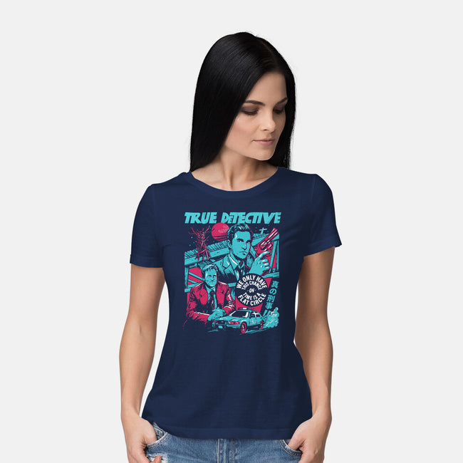 Two Police Officers-Womens-Basic-Tee-Diego Gurgell