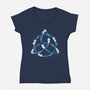 Celtic Kitten-Womens-V-Neck-Tee-Vallina84