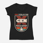 Gen X No Tutorial Needed-Womens-V-Neck-Tee-sachpica