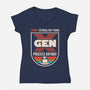 Gen X No Tutorial Needed-Womens-V-Neck-Tee-sachpica
