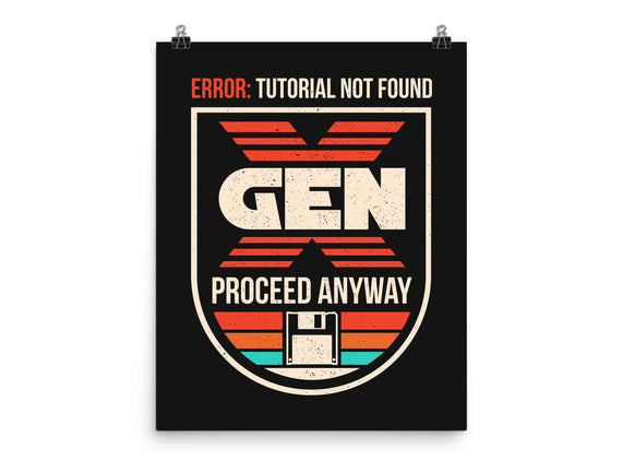 Gen X No Tutorial Needed