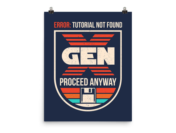 Gen X No Tutorial Needed