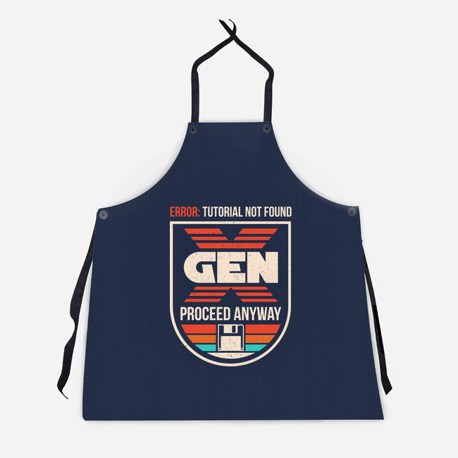 Gen X No Tutorial Needed-Unisex-Kitchen-Apron-sachpica