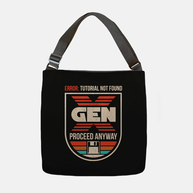 Gen X No Tutorial Needed-None-Adjustable Tote-Bag-sachpica