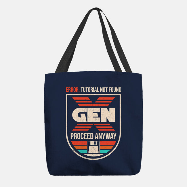 Gen X No Tutorial Needed-None-Basic Tote-Bag-sachpica