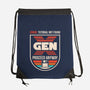 Gen X No Tutorial Needed-None-Drawstring-Bag-sachpica