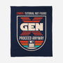 Gen X No Tutorial Needed-None-Fleece-Blanket-sachpica