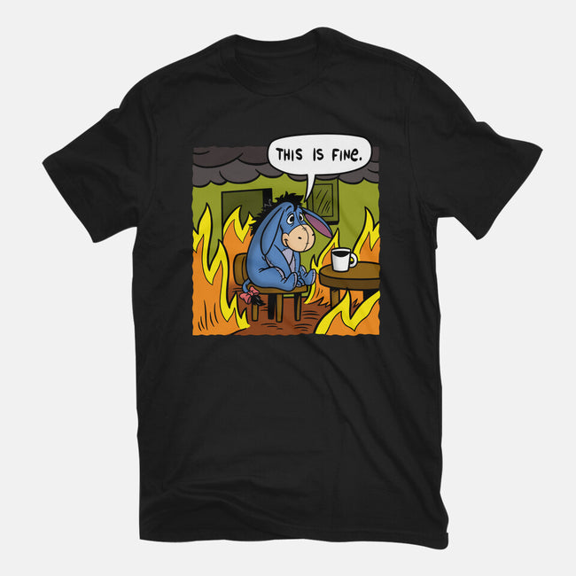 Stuffed Donkey Is Fine-Mens-Basic-Tee-Barbadifuoco