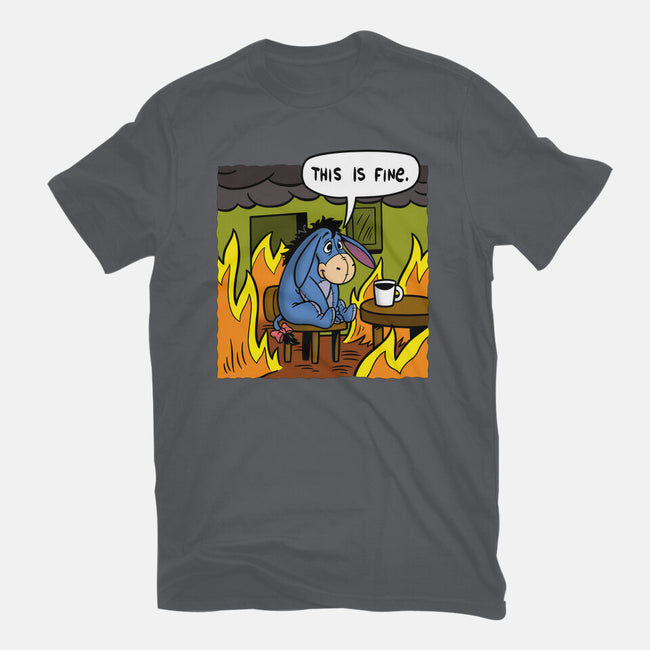 Stuffed Donkey Is Fine-Mens-Basic-Tee-Barbadifuoco