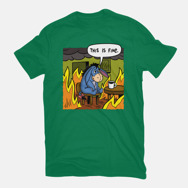 Stuffed Donkey Is Fine-Mens-Basic-Tee-Barbadifuoco
