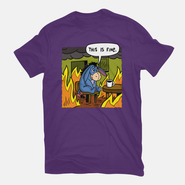 Stuffed Donkey Is Fine-Womens-Basic-Tee-Barbadifuoco