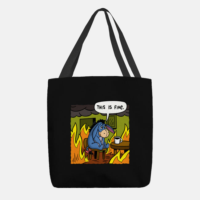 Stuffed Donkey Is Fine-None-Basic Tote-Bag-Barbadifuoco