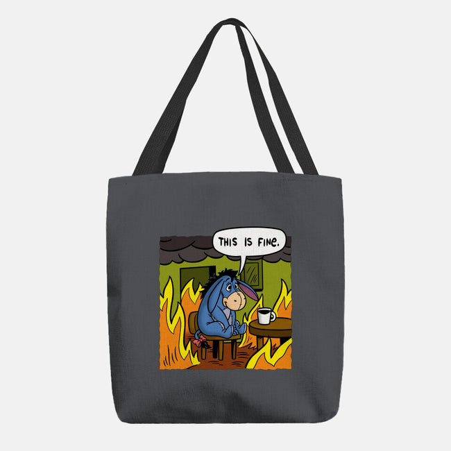 Stuffed Donkey Is Fine-None-Basic Tote-Bag-Barbadifuoco