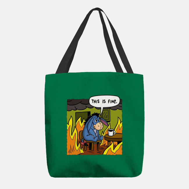 Stuffed Donkey Is Fine-None-Basic Tote-Bag-Barbadifuoco