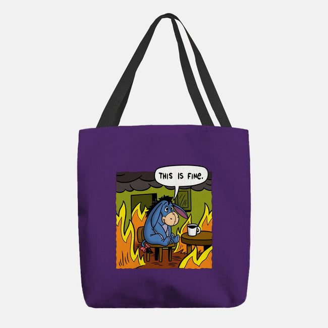 Stuffed Donkey Is Fine-None-Basic Tote-Bag-Barbadifuoco