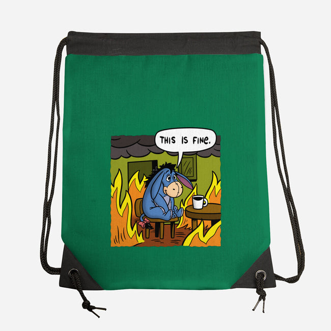 Stuffed Donkey Is Fine-None-Drawstring-Bag-Barbadifuoco