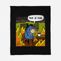 Stuffed Donkey Is Fine-None-Fleece-Blanket-Barbadifuoco
