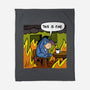 Stuffed Donkey Is Fine-None-Fleece-Blanket-Barbadifuoco