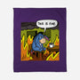 Stuffed Donkey Is Fine-None-Fleece-Blanket-Barbadifuoco