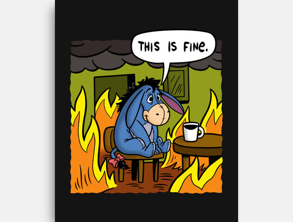 Stuffed Donkey Is Fine