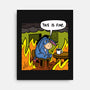 Stuffed Donkey Is Fine-None-Stretched-Canvas-Barbadifuoco
