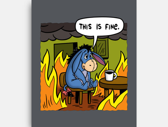 Stuffed Donkey Is Fine