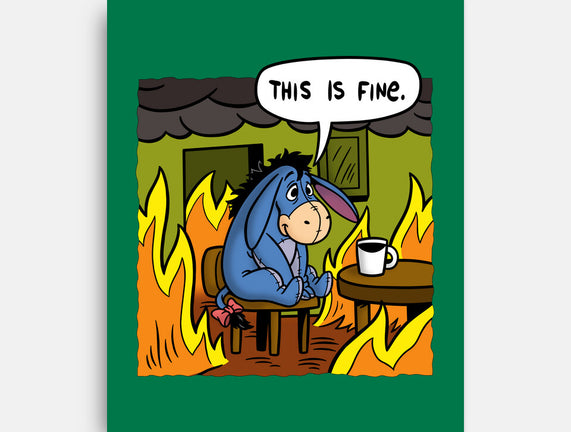 Stuffed Donkey Is Fine