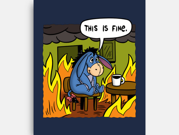 Stuffed Donkey Is Fine