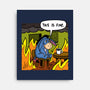 Stuffed Donkey Is Fine-None-Stretched-Canvas-Barbadifuoco