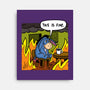 Stuffed Donkey Is Fine-None-Stretched-Canvas-Barbadifuoco