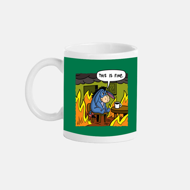 Stuffed Donkey Is Fine-None-Mug-Drinkware-Barbadifuoco
