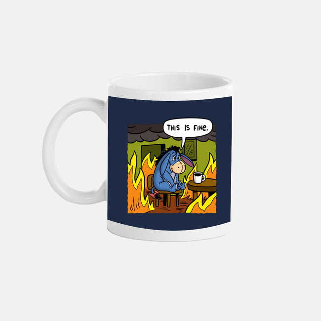 Stuffed Donkey Is Fine-None-Mug-Drinkware-Barbadifuoco