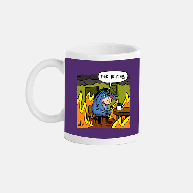 Stuffed Donkey Is Fine-None-Mug-Drinkware-Barbadifuoco
