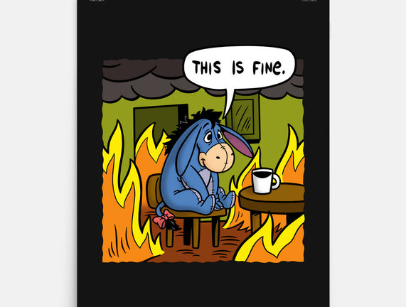 Stuffed Donkey Is Fine