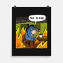 Stuffed Donkey Is Fine-None-Matte-Poster-Barbadifuoco
