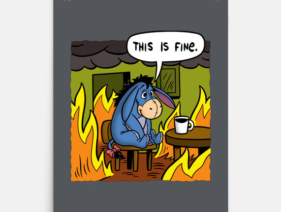 Stuffed Donkey Is Fine