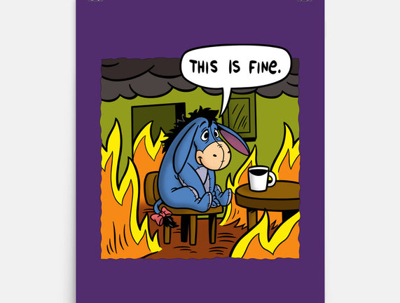 Stuffed Donkey Is Fine