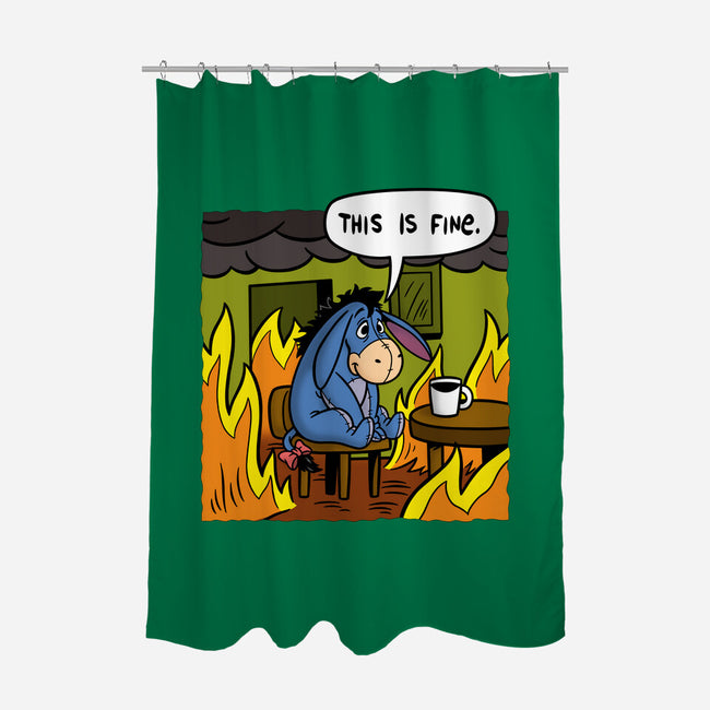 Stuffed Donkey Is Fine-None-Polyester-Shower Curtain-Barbadifuoco